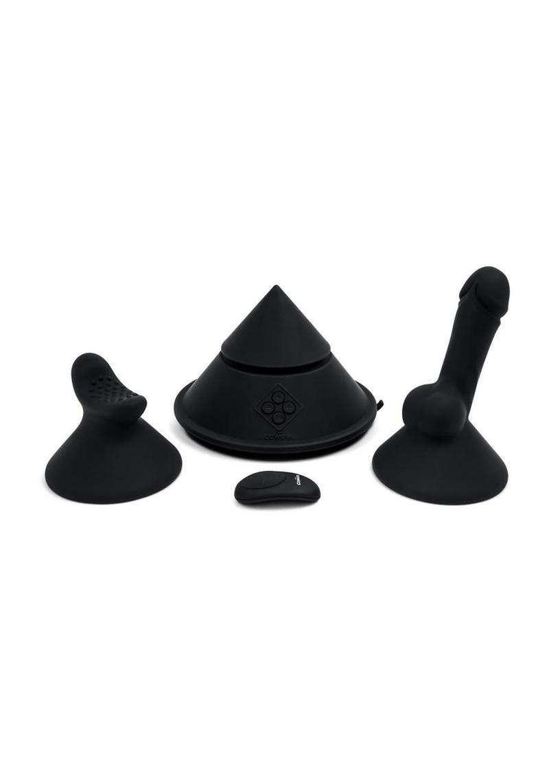 Cowgirl Cone Premium Sex Machine with App and Remote Control - Black