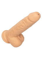 Squirting Fuck Stick Rechargeable Silicone Realistic Dong with Suction Cup - Vanilla