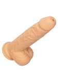 Squirting Fuck Stick Rechargeable Silicone Realistic Dong with Suction Cup - Vanilla