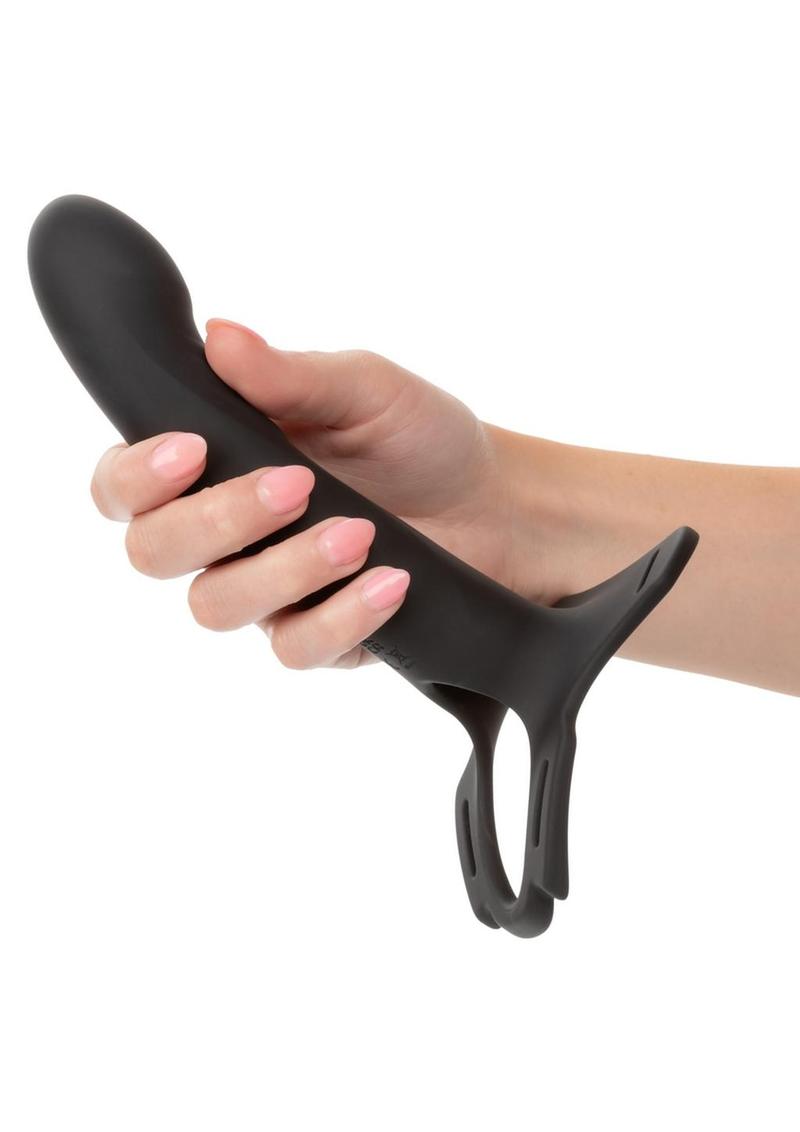 Boundless Rechargeable Multi-Purpose Harness with Dildo - Black