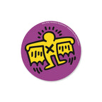 Keith Haring Keith HaringYellow Bat Demon Button