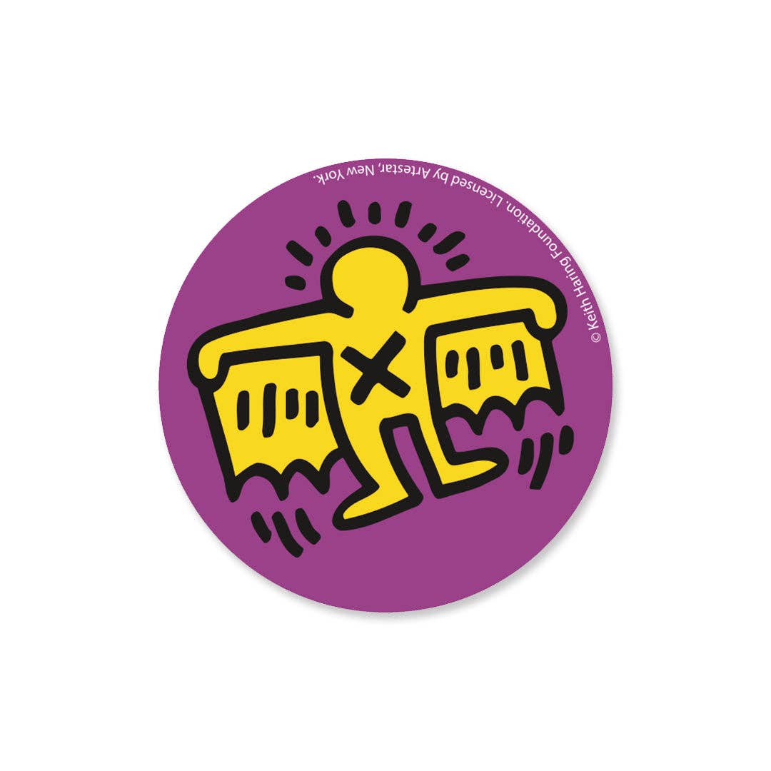 Keith Haring Keith HaringYellow Bat Demon Button