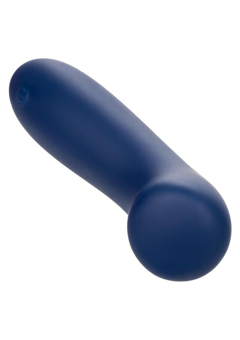 Cashmere Satin G Rechargeable Silicone G-Spot Vibrator - Blue