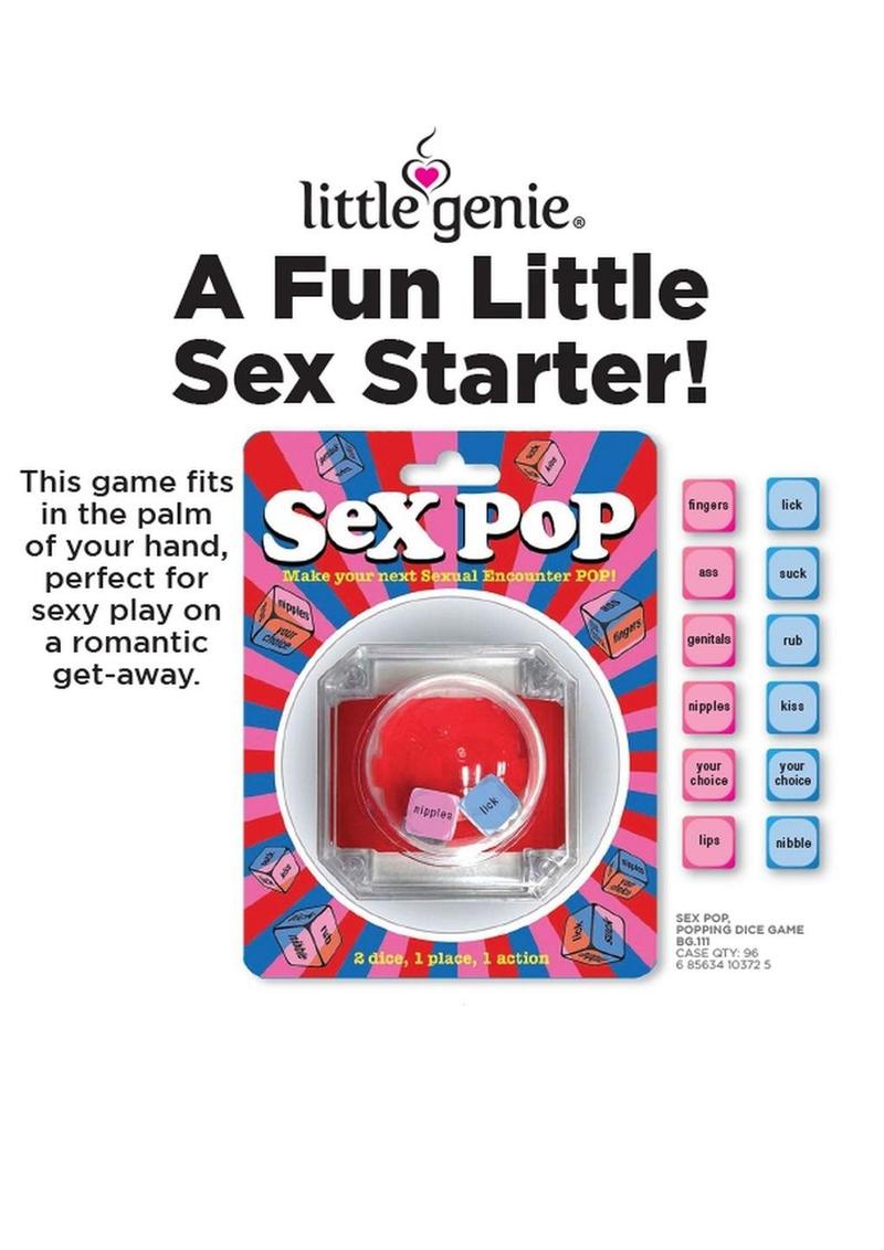 Sex Pop Dice Game for Couples