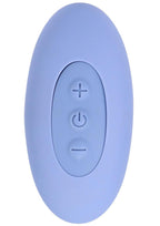 Tryst Duet Rechargeable Silicone Double End Vibrator with Remote Control - Blue