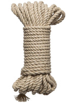 Merci Hogtied Bind & Tie 6mm Hemp Bondage Rope 30ft - Tan