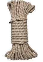 Merci Hogtied Bind & Tie 6mm Hemp Bondage Rope 50ft - Tan