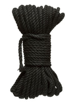Merci Hogtied Bind & Tie 6mm Hemp Bondage Rope 50ft - Black