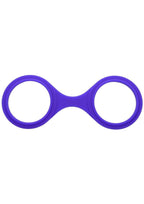 Merci Silicone Play Cuffs - Purple