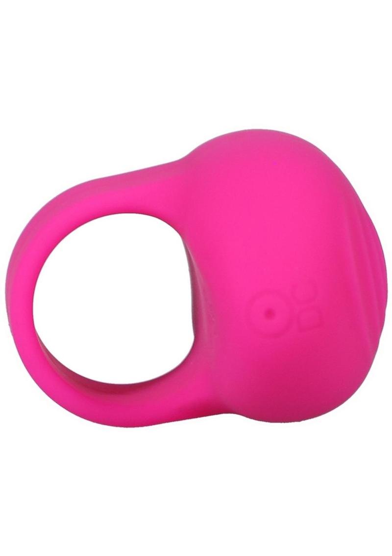 In a Bag Silicone Rechargeable Finger Vibe - Pink