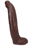 Doc Johnson Signature Cocks Ultraskyn Brickzilla Dildo with Removable Suction Cup 13in - Chocolate