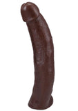 Doc Johnson Signature Cocks Ultraskyn Brickzilla Dildo with Removable Suction Cup 13in - Chocolate