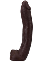 Doc Johnson Signature Cocks Ultraskyn Dredd Dildo with Removable Suction Cup 13.5in - Chocolate