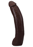 Doc Johnson Signature Cocks Ultraskyn Dredd Dildo with Removable Suction Cup 13.5in - Chocolate