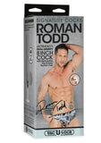 Doc Johnson Signature Cocks Ultraskyn Roman Todd Dildo with Removable Suction Cup 8in - Vanilla