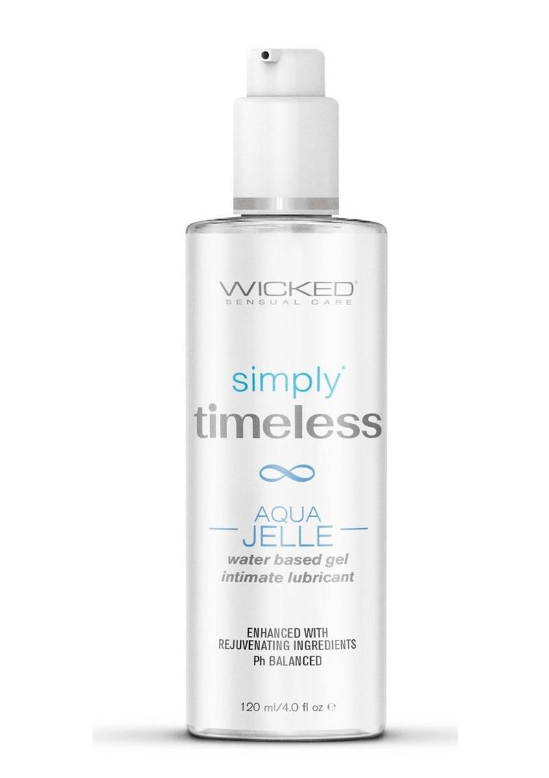 Wicked Simply Timeless Aqua Jelle Water Based Personal Lubricant 4oz