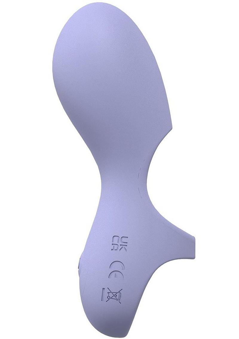LoveLine Joy Rechargeable Silicone Finger Vibrator - Lavender