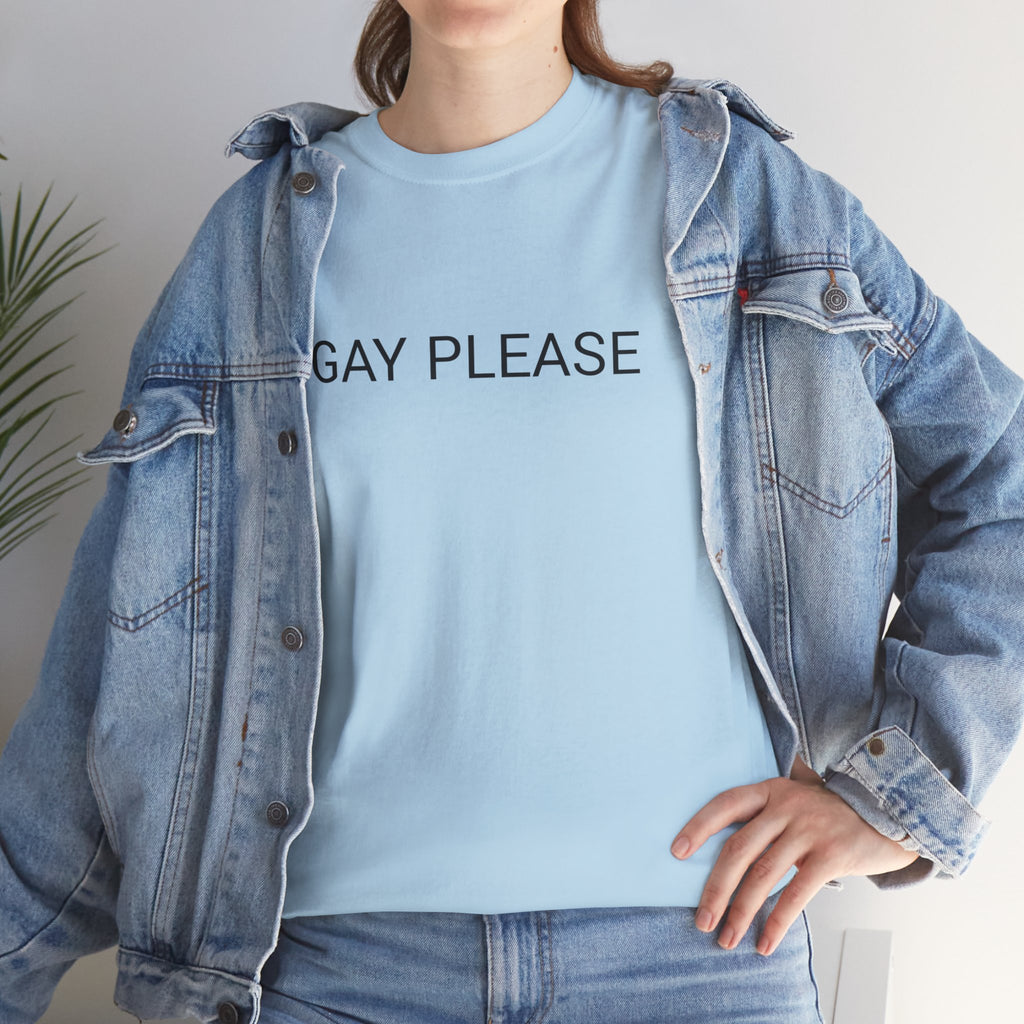 GAY PLEASE TEE BY CULTUREEDIT AVAILABLE IN 13 COLORS