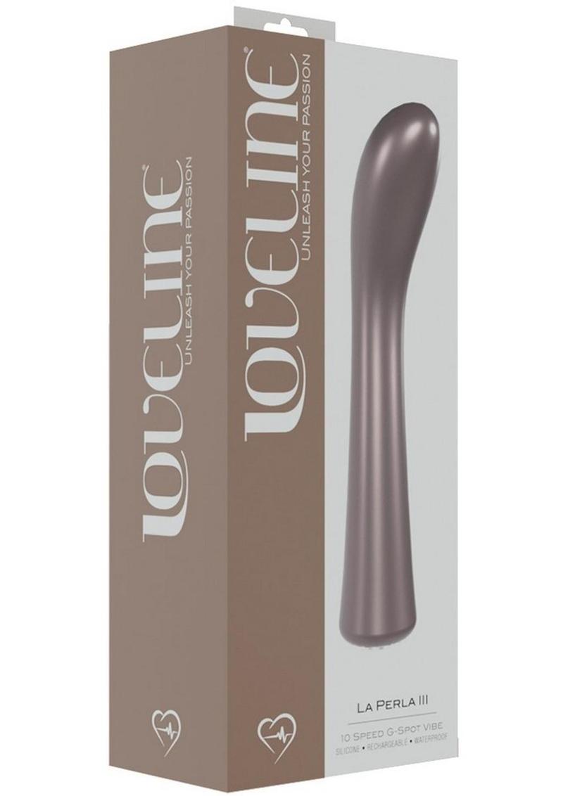 LoveLine La Perla III Rechargeable 10 Speed G-Spot Vibrator - Pink