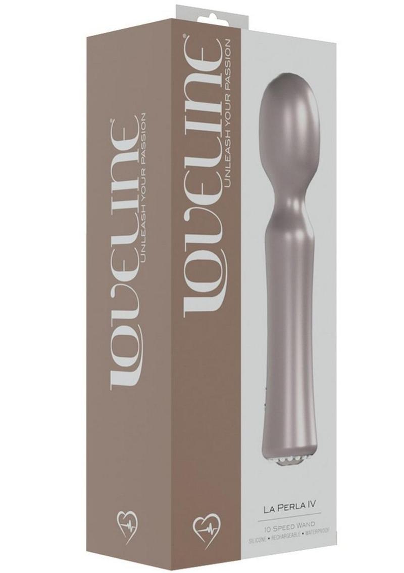 LoveLine La Perla IV Rechargeable 10 Speed Wand - Pink