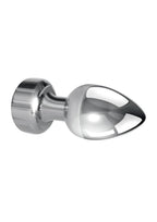 Gender X Rockin Rechargeable Metal Plug - XLarge - Silver