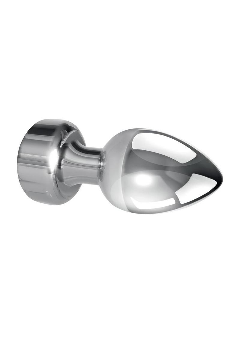 Gender X Rockin Rechargeable Metal Plug - XLarge - Silver