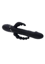 Playboy Big Bunny Energy Rechargeable Silicone Triple Stimulation Rabbit Vibrator - Black