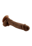 Selopa Natural Feel Dildo 6.5in with Balls - Chocolate