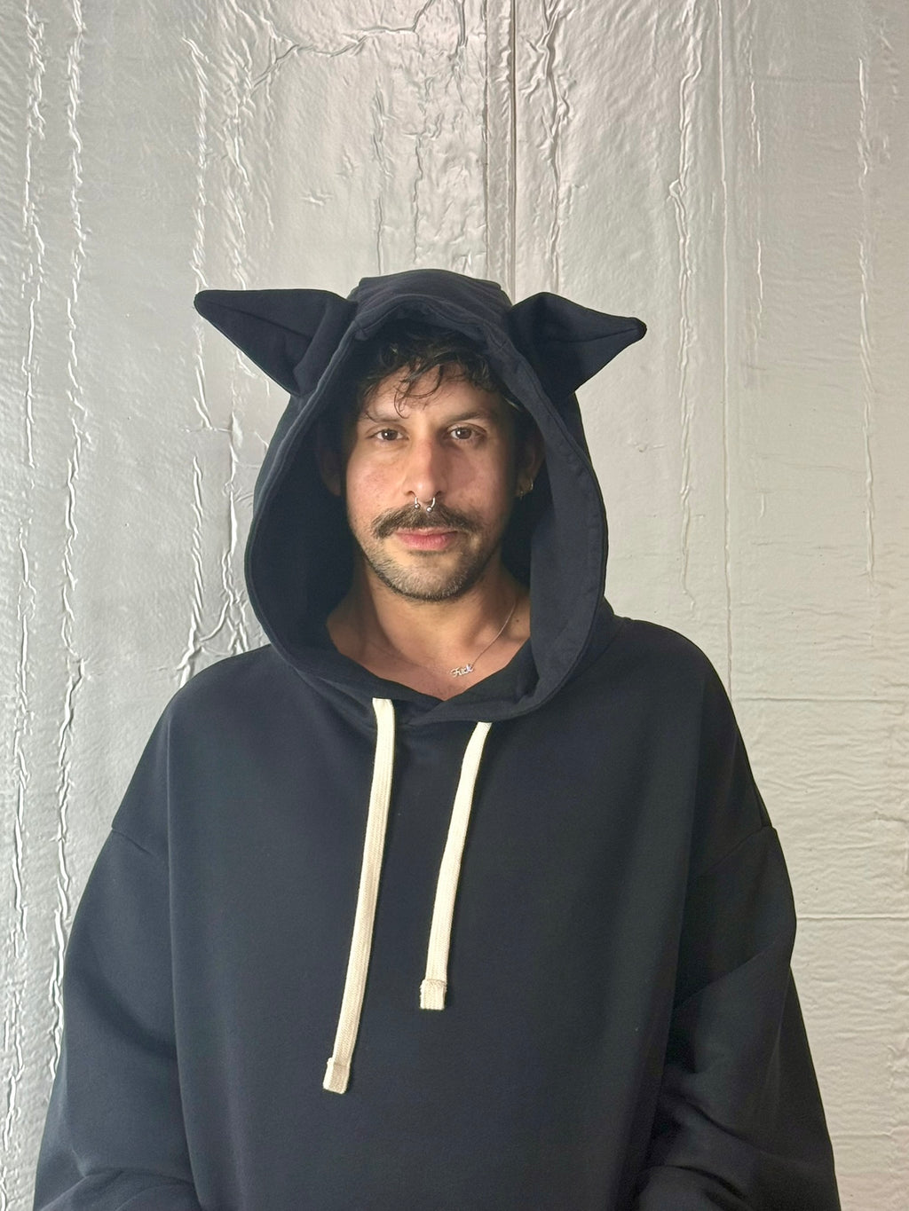LOVERBOY BY CHARLES JEFFREY LABEL EARS HOODIE