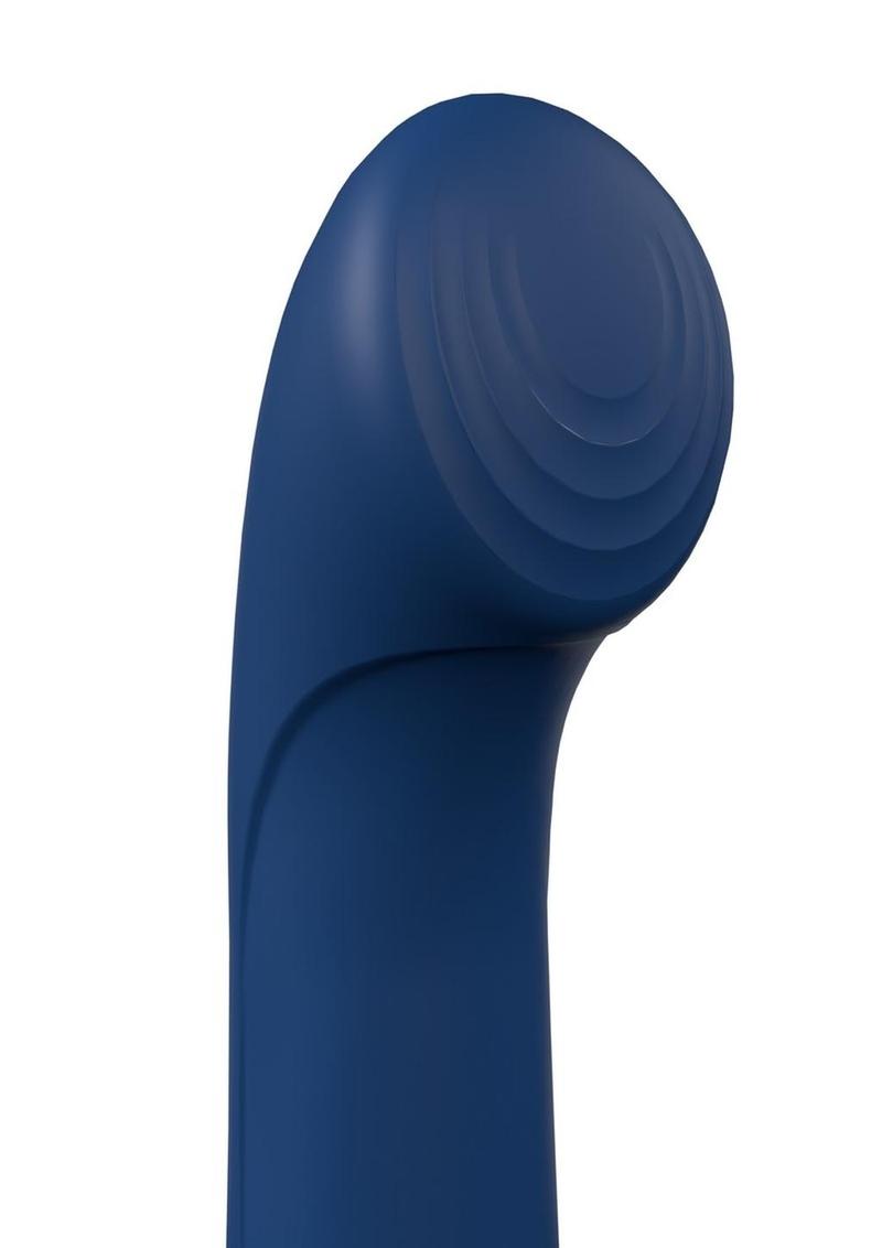 PrimO G-Spot Rechargeable Silicone Vibrator - Navy