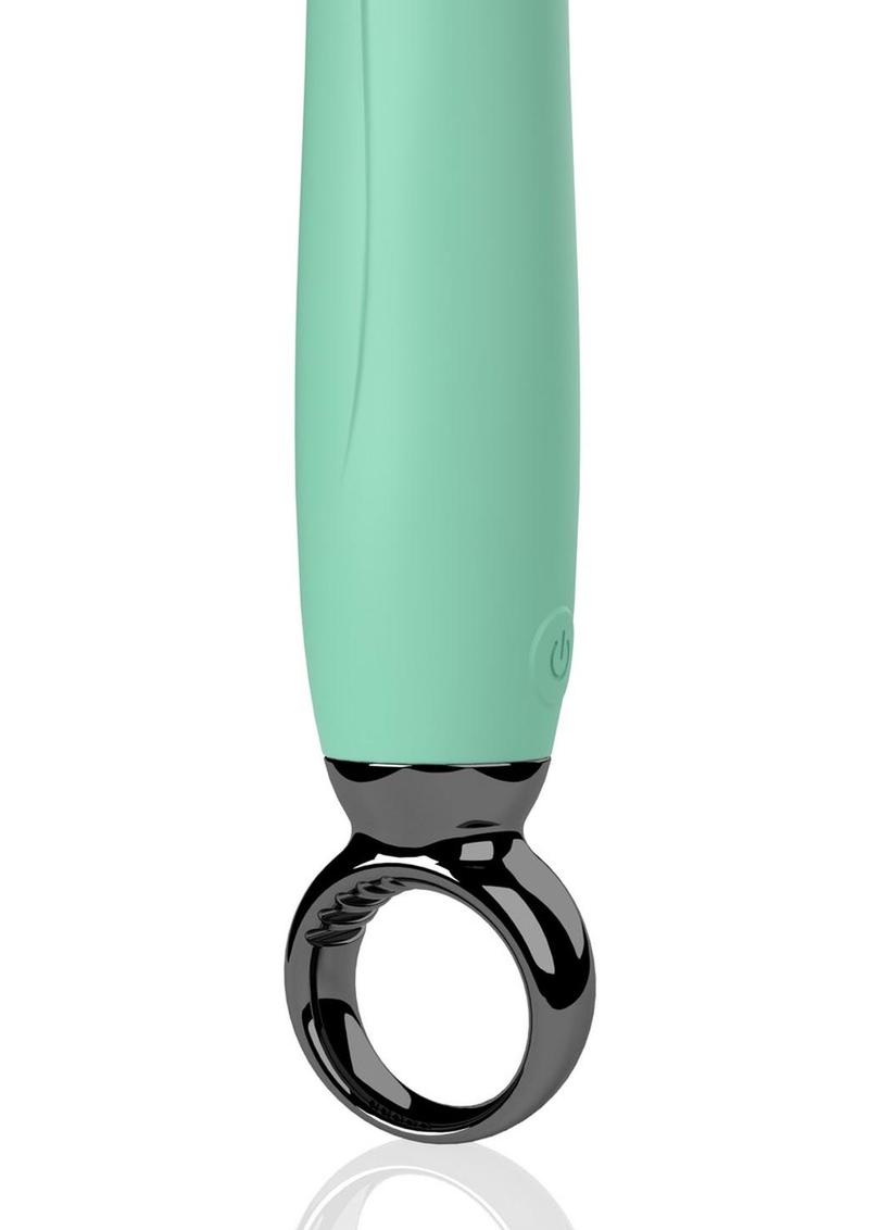 PrimO G-Spot Rechargeable Silicone Vibrator - Teal