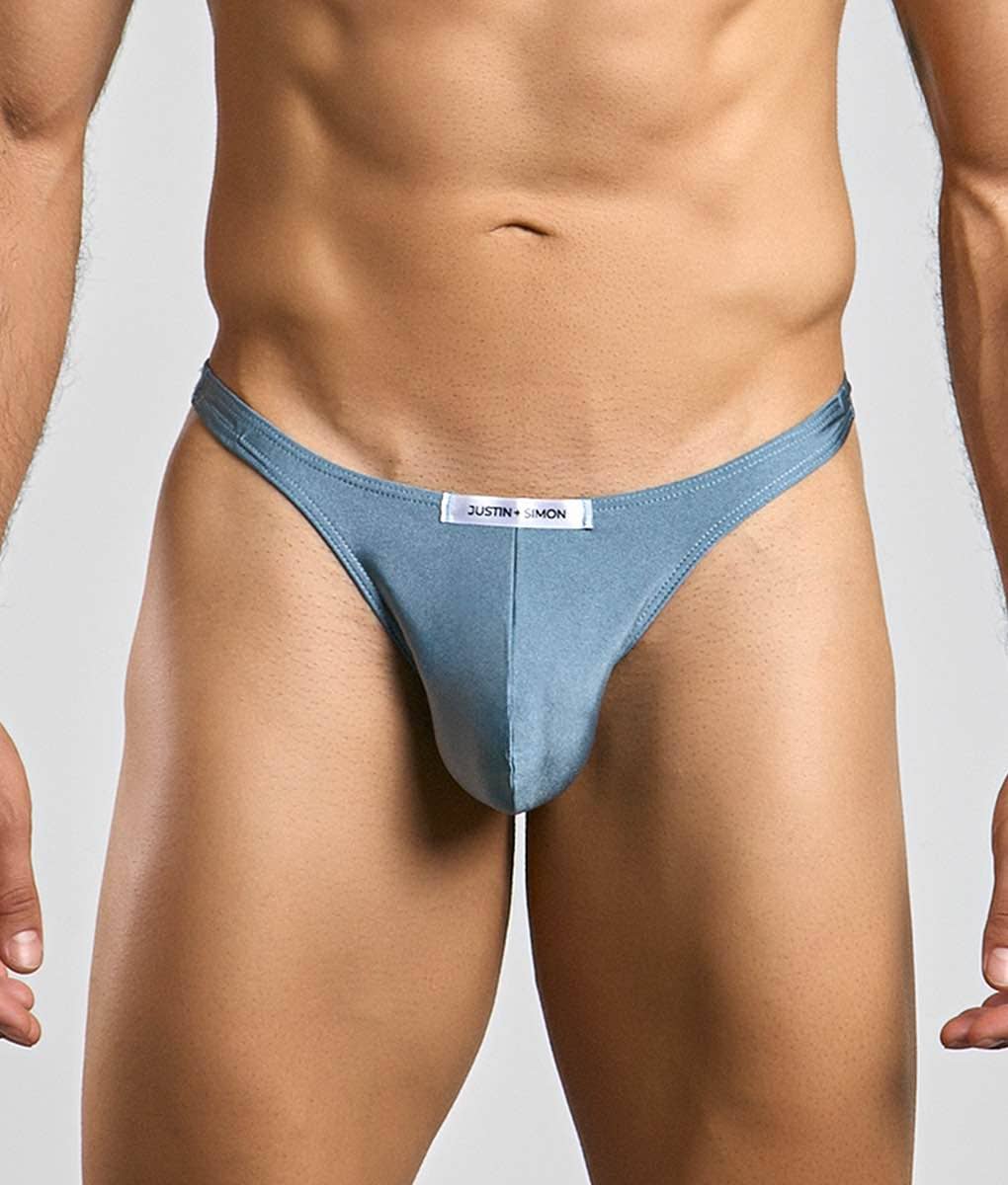 Justin + Simon Classic Tanga - Metal Green