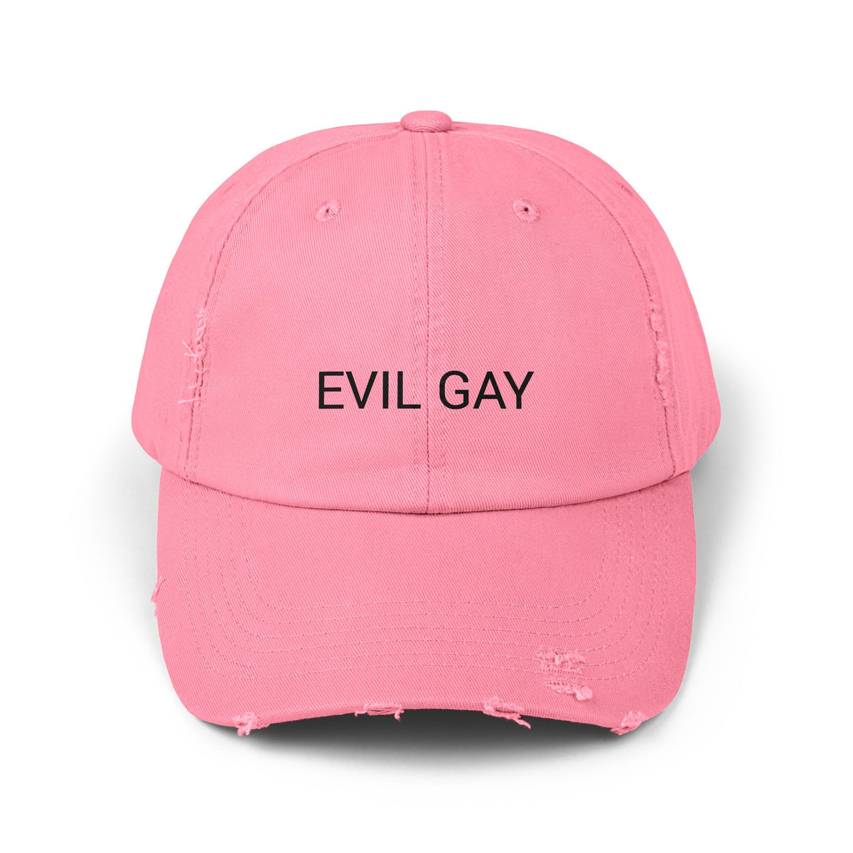 EVIL GAY Distressed Cap in 6 colors