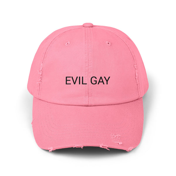 EVIL GAY Distressed Cap in 6 colors