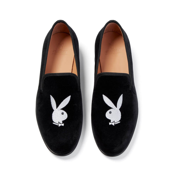 PLAYBOY Duke + Dexter Velvet Bunny Loafers