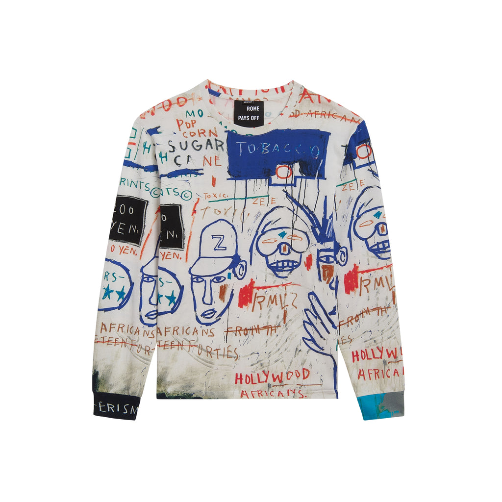 Jean-Michel Basquiat Hollywood Africans Long Sleeve T-Shirt