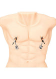 Prowler RED Nipple Clips With Removeable Magnetic Weights - Stainless Steel