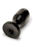Prowler RED Anal Ribbed Plug - Black