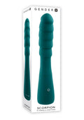 Gender X Scorpion Rechargeable Silicone Vibrator - Green