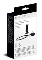 ME YOU US Inflatable Silicone Anal Beaded Plug - Black