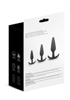Prowler RED 3 Piece Anal Training Kit - Black