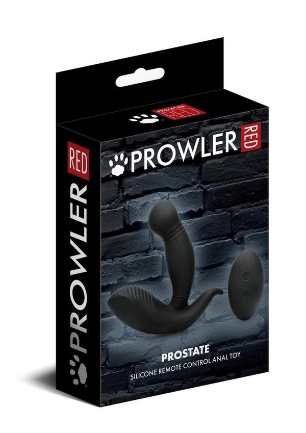 Prowler RED Prostate Massager with Remote Control - Black