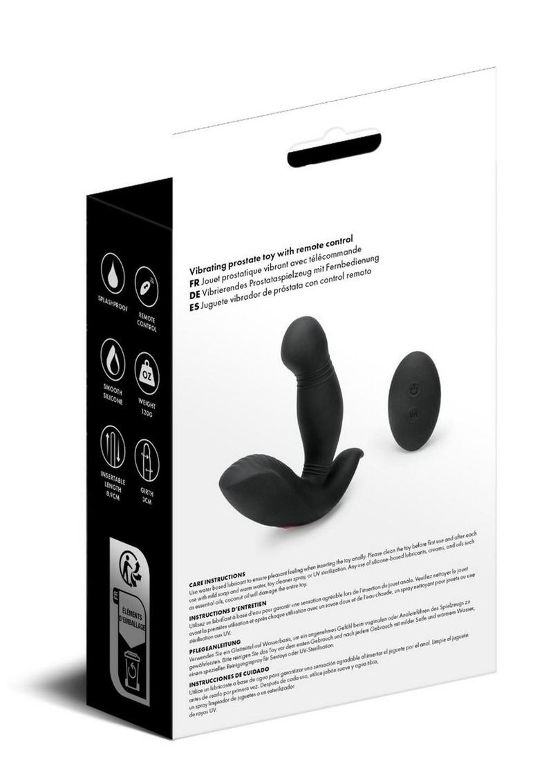 Prowler RED Prostate Massager with Remote Control - Black
