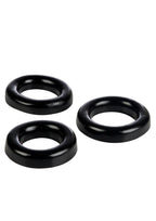 COLT 3 Ring Set Cock Rings - Black