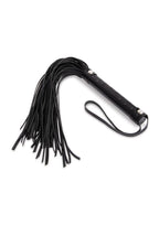 Lux Fetish Bondage Bed Strap & Flogger Kit (4 Piece) - Black