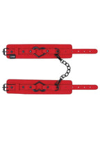 Sex & Mischief Amor Handcuffs - Red/Black