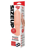 Size Up Extra Realistic Penis Extender 4in - Vanilla
