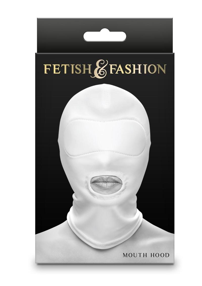 Fetish & Fashion Mouth Hood - White