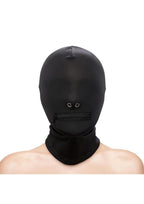 Fetish & Fashion Zippered Mouth Hood - Black