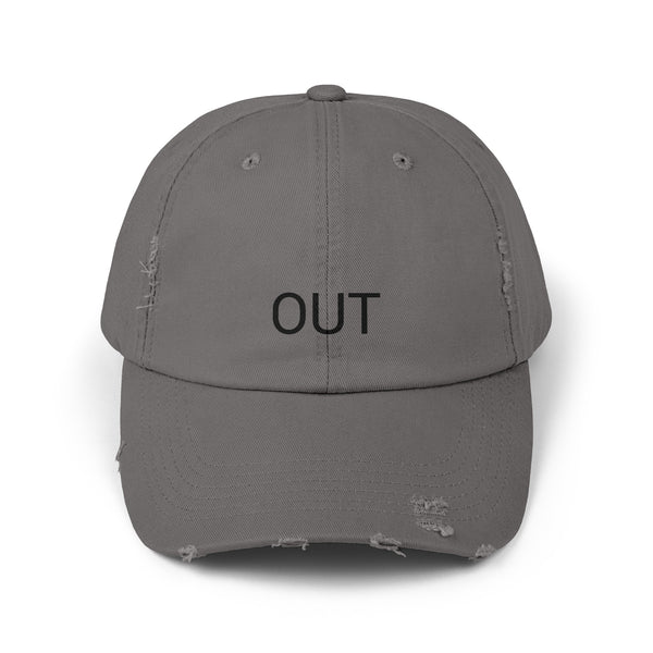 OUT Distressed Cap in 6 colors